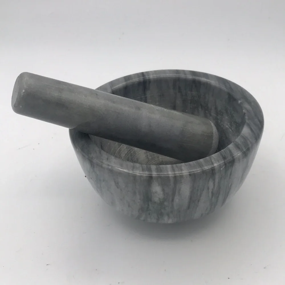 VTG‎ Marble Mortar & Pestle Set Grey